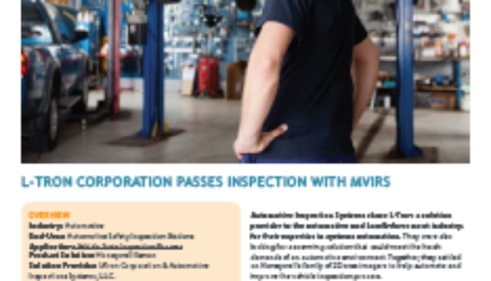 Vehicle Safety Inspection Case Study with the Honeywell Xenon