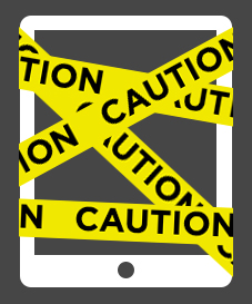 Caution iPad