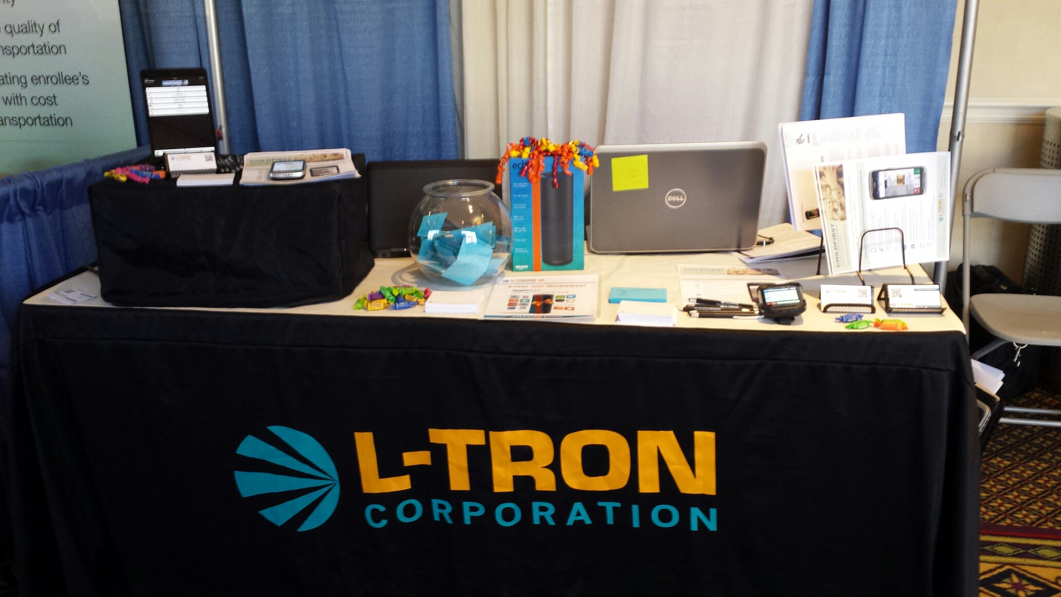 l-tron booth at nypwa