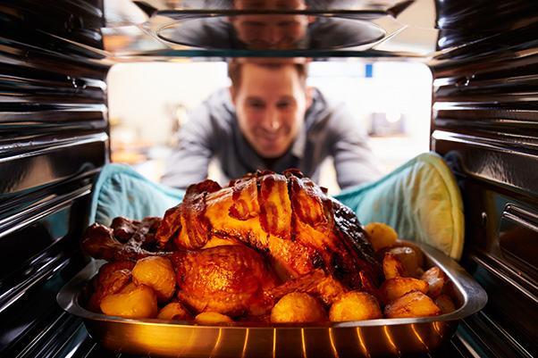 cooking a turkey