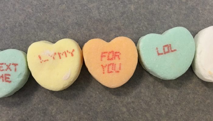 Top Dog, Bear Hug, Text Me: The History of Valentine Candy Hearts