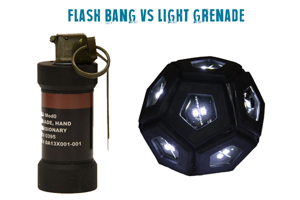 flash bang vs light grenade