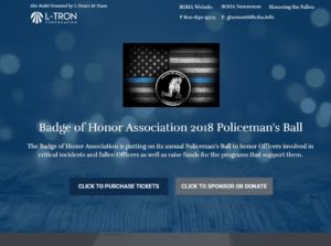 BOHA Police Officers Ball Website