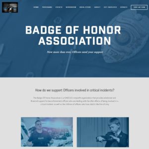Badge of Honor Association Website