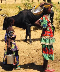 Women gathering water in Chad