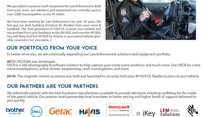 About Us – Our work with Law Enforcement