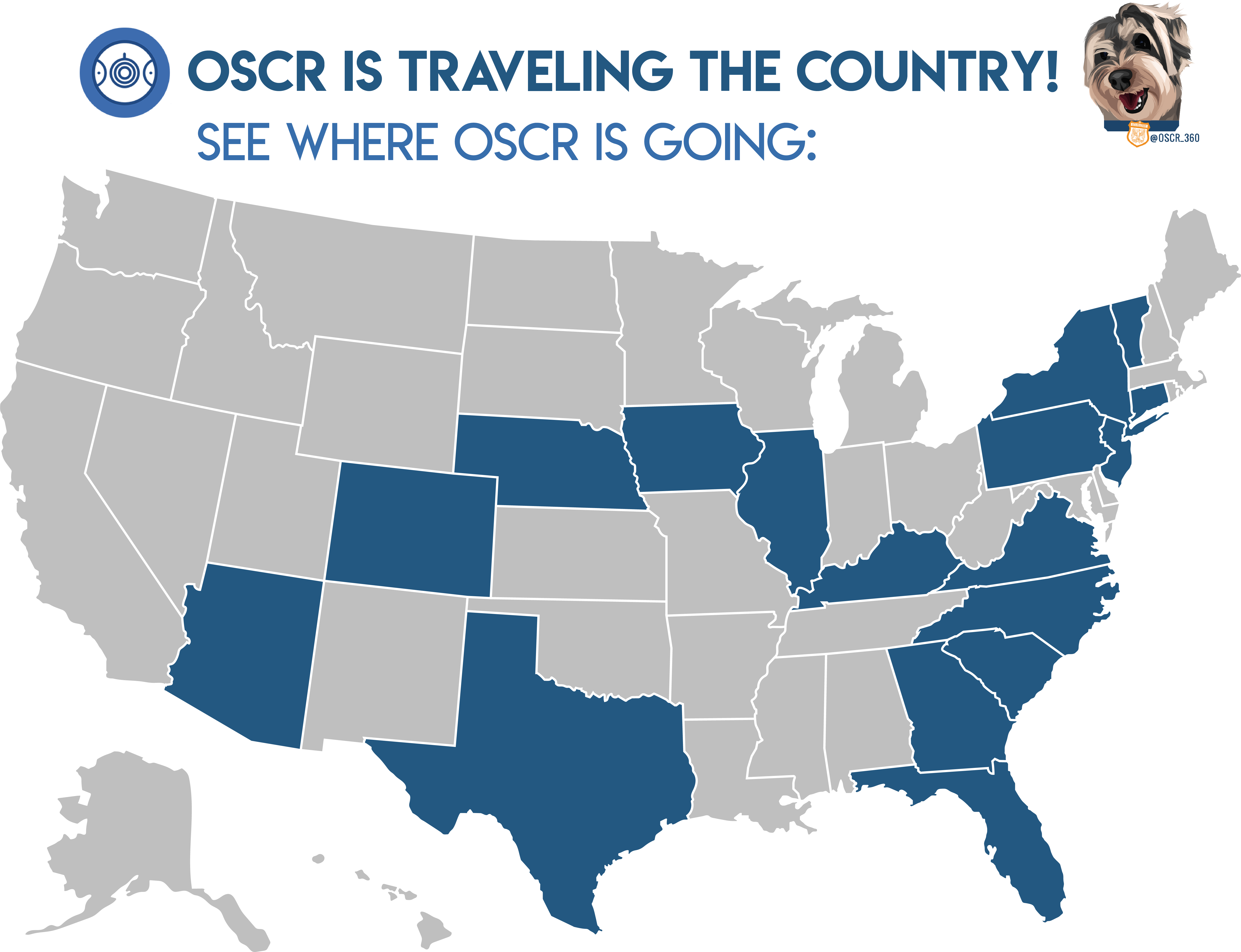 where is oscr traveling