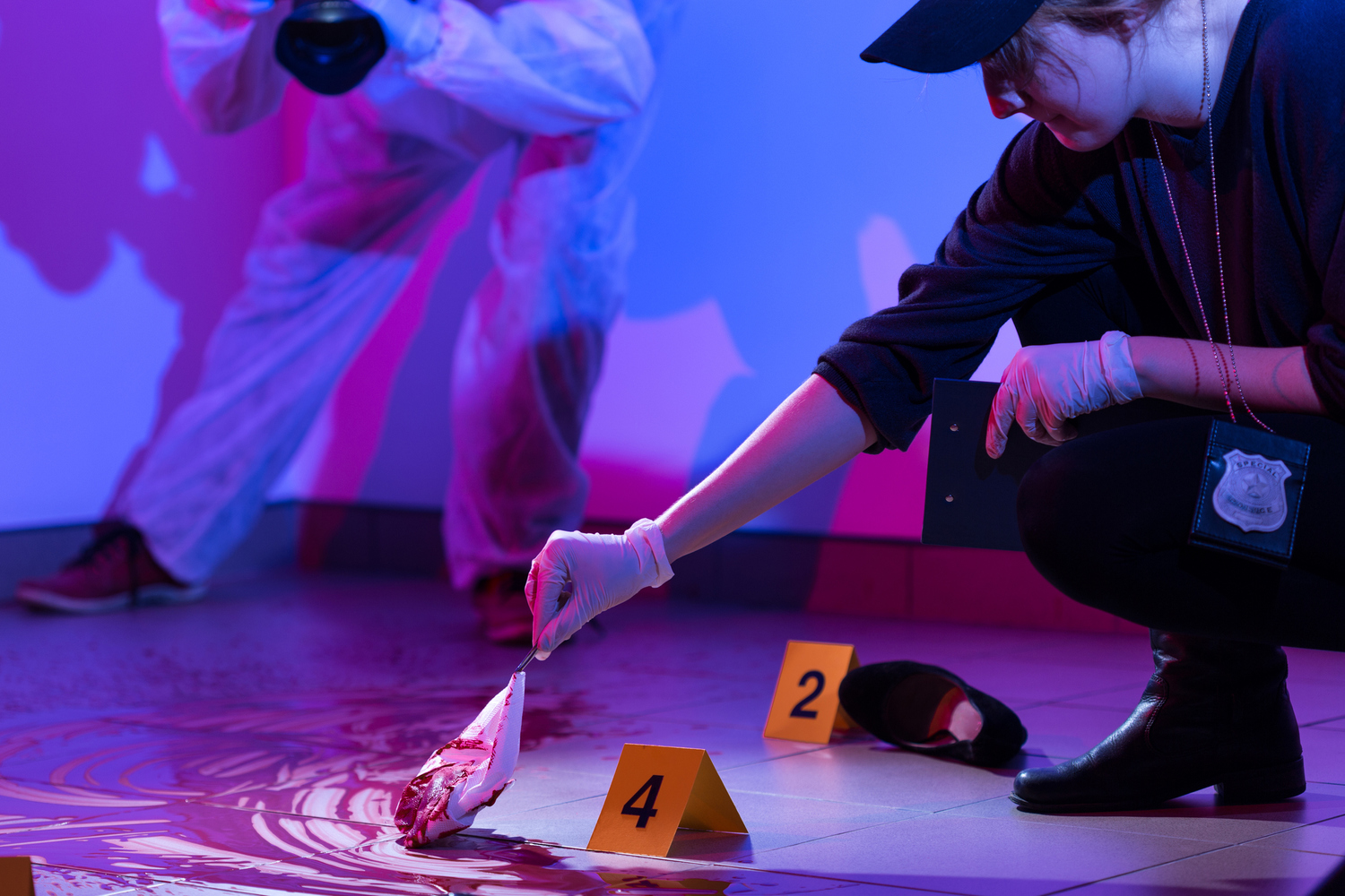 Crime Scene Photography Color & white balance