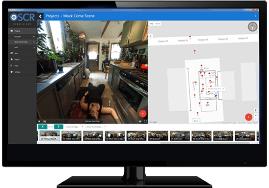 OSCR360 Mock Crime Scene