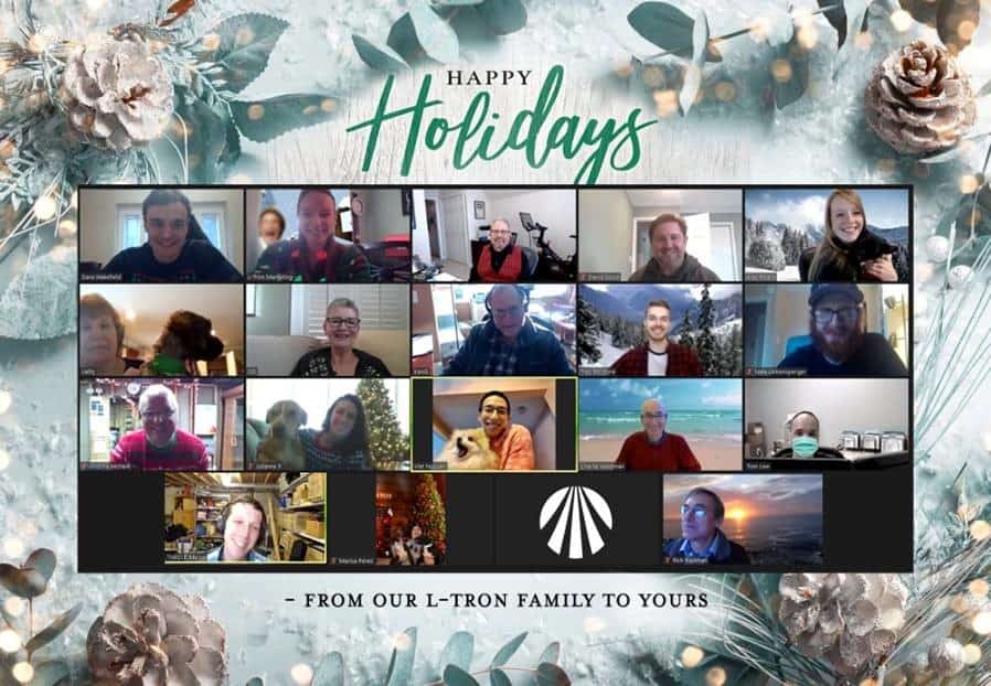 tips for a virtual holiday party - our team's elfie