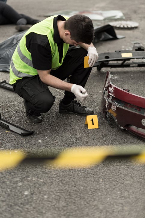 Tools needed to document a crash scene