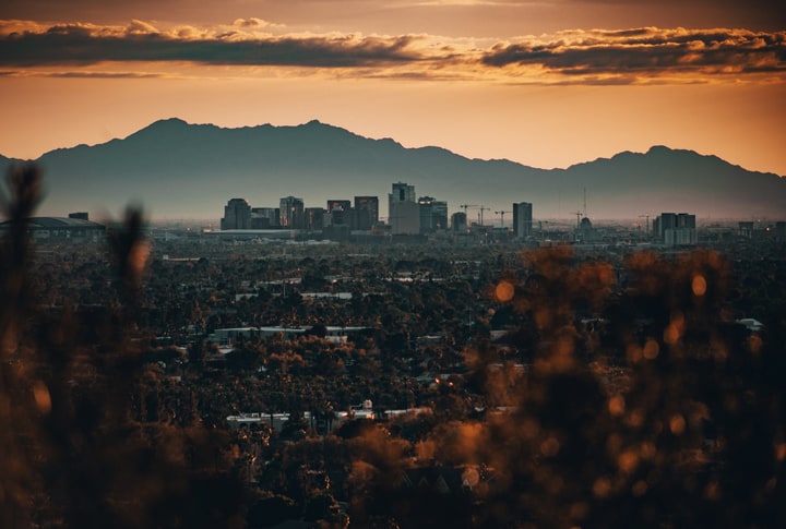 Phoenix Arizona Skyline - Honeywell Conference location