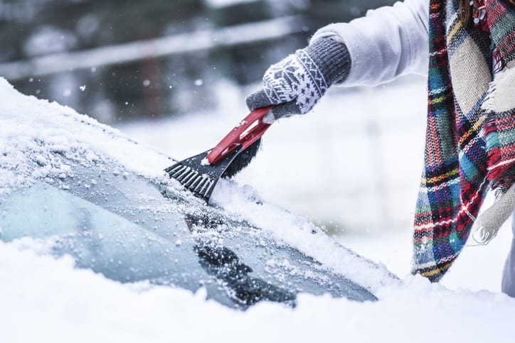 clearing your car for winter driving