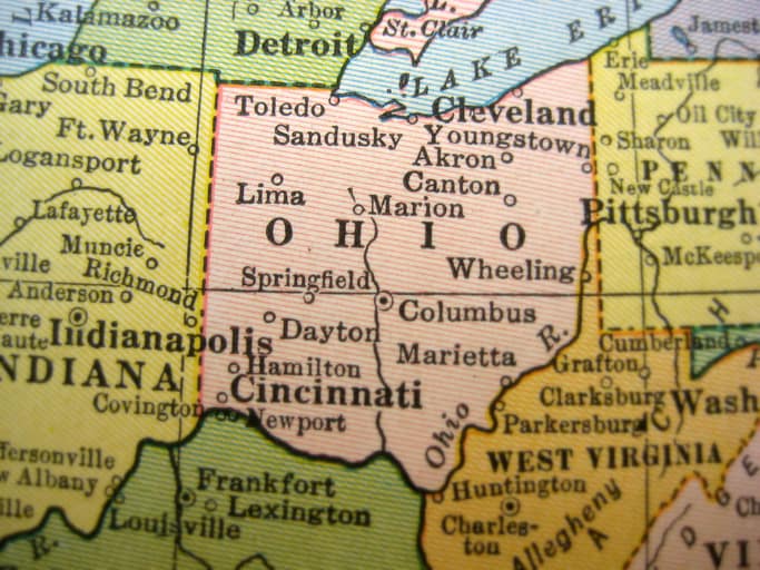 Ohio Map - Columbiana County