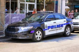 SCIAI - Charleston Police Car in downtown Charleston, SC