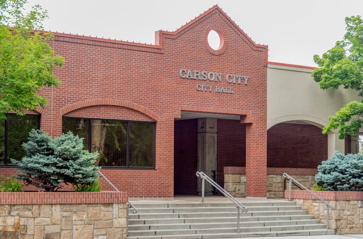 City hall of Carson City NV