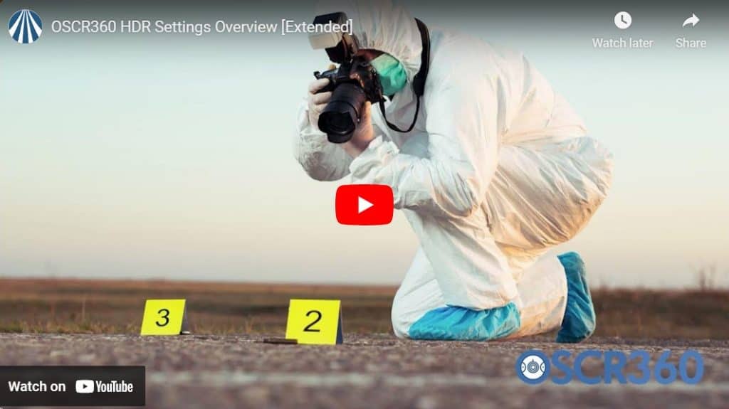 OSCR360 HDR Settings Overview Video Thumbnail