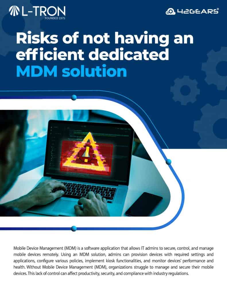 The Risk of not having a dedicated MDM Solution eGuide title