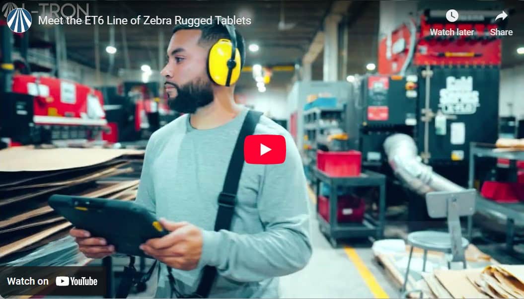 [Video] Zebra ET6X Tablet Series for Manufacturing | L-Tron