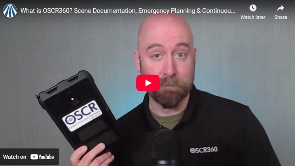What is OSCR360? A planning, training and documentation tool