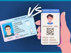 mobile driver's licenses (mDLs) vs physical driver's licenses