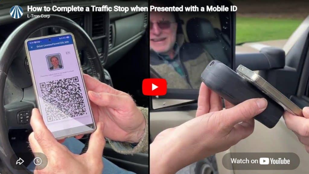 Traffic Stop Workflow with a Mobile ID Video