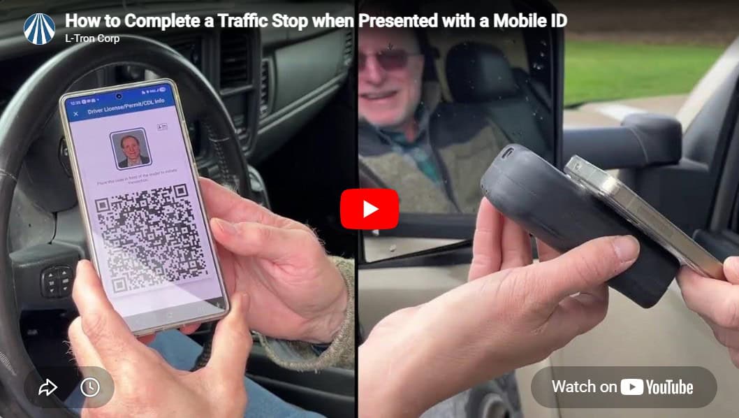 [Video] Traffic Stop Workflow with a Mobile ID | L-Tron